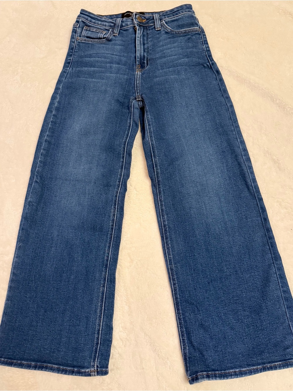 Just Black Denim Wide Leg High Rise Jeans, Size 26